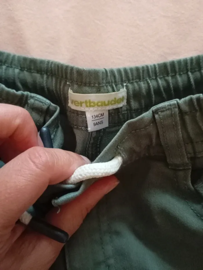 Pantalon slim vert baudet - photo numéro 3