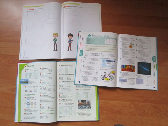 Lot de 3 livres Maths CM2 - photo numéro 2