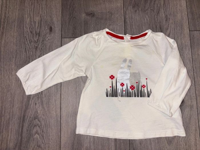 Haut manches longues 12M Okaidi