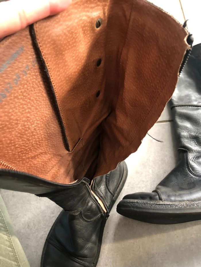 Bottes en cuir Kickers P.37 - photo numéro 6