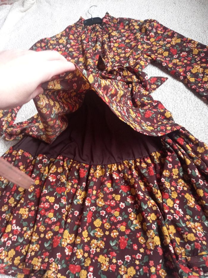 Robe à volants fleurie - photo numéro 3