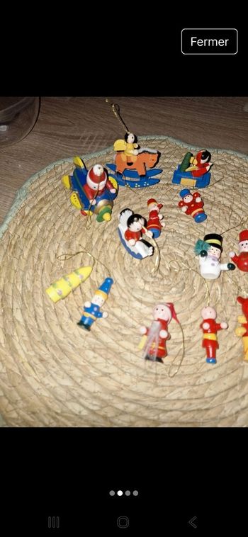 Figurines vintage  pour sapin