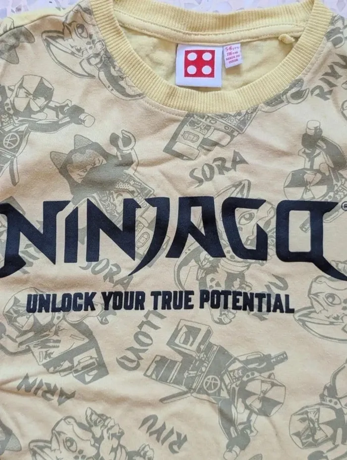 Tee shirt jaune Ninjago - photo numéro 2