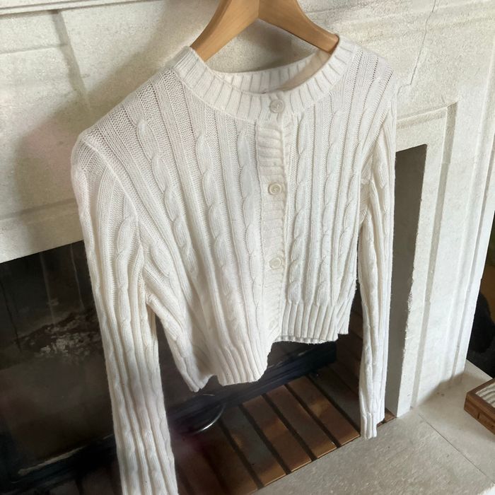 Cardigan blanc