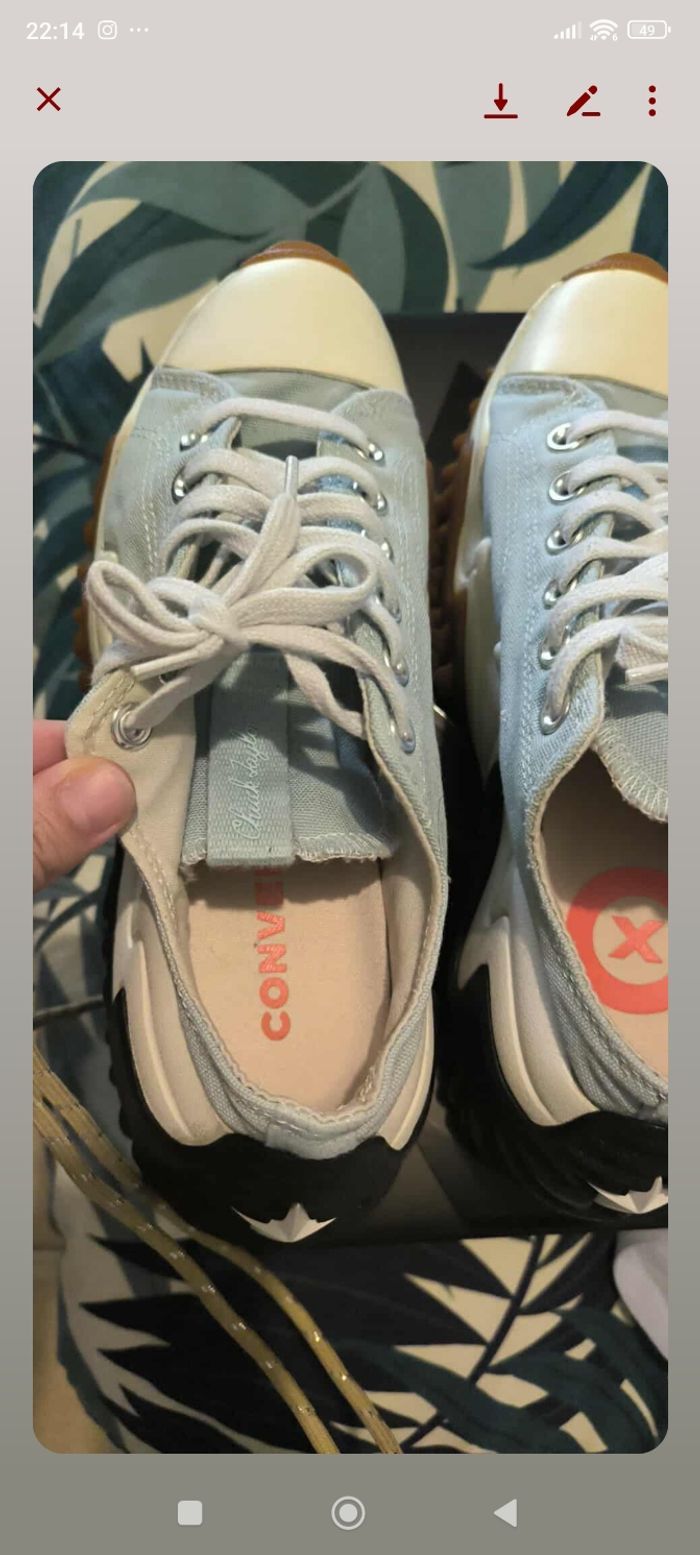 Converse bleu ciel - photo numéro 5