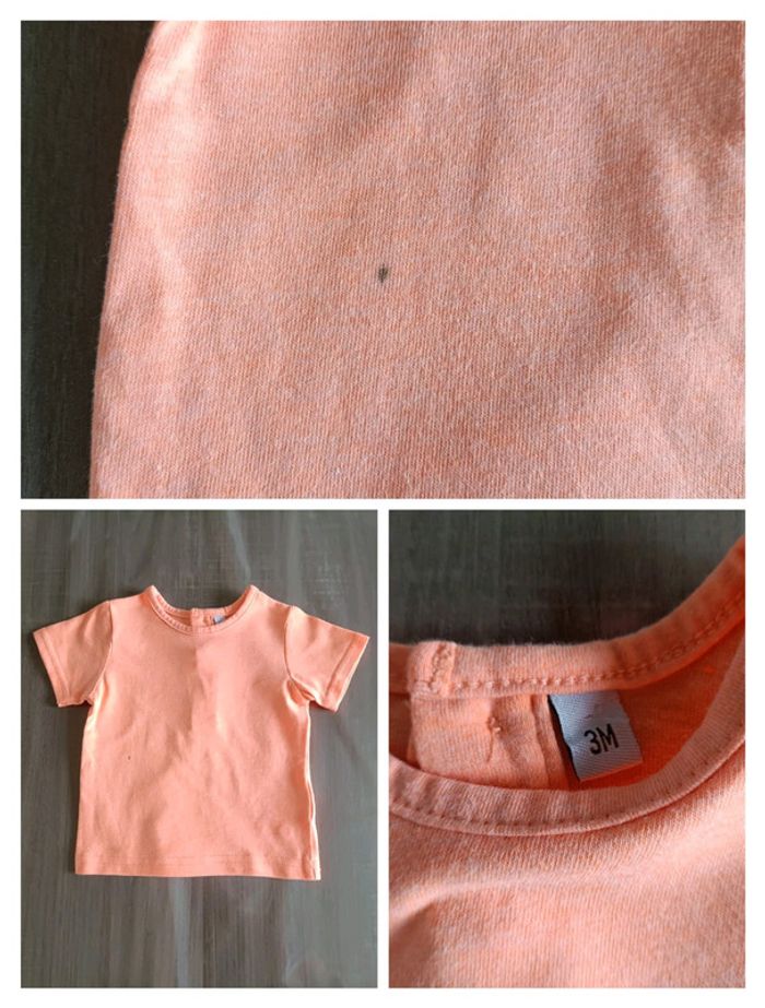 Lot de 2 T Shirts manches courtes TAO 3 mois - photo numéro 3