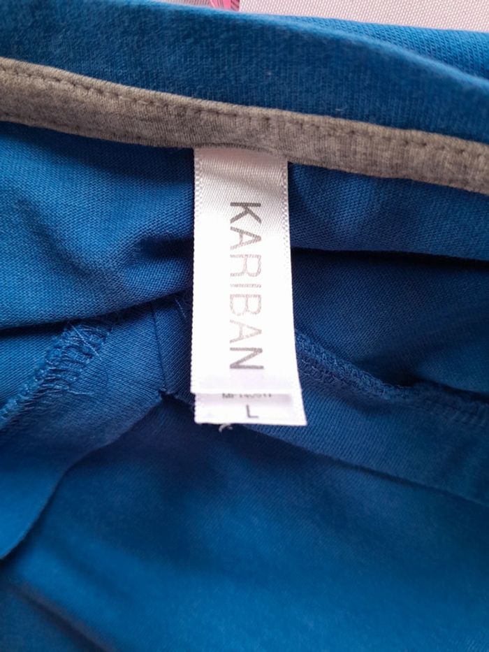 Tee shirt Kariban col V manche longue taille L - photo numéro 3