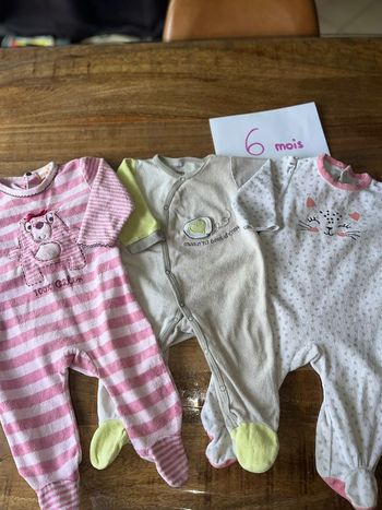 Lot de 3 pyjamas