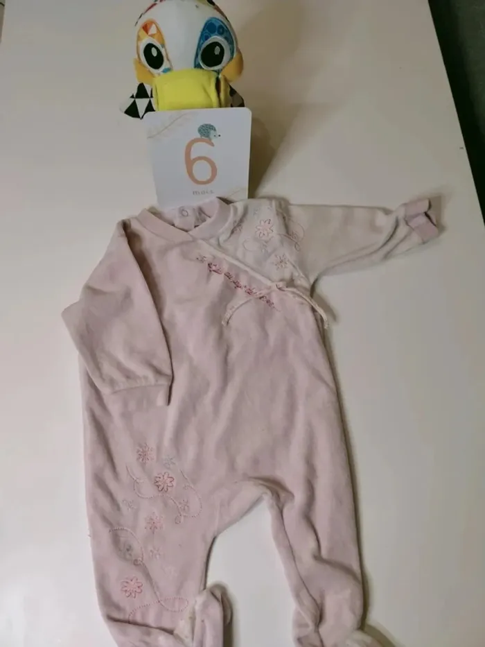 Pyjamas fille 6 mois - photo numéro 3