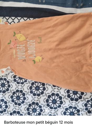 Barboteuse petit beguin 12 mois
