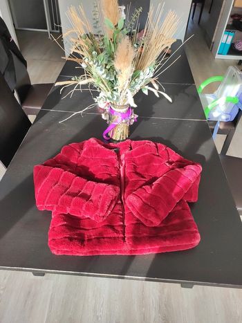 Veste fausse fourrure