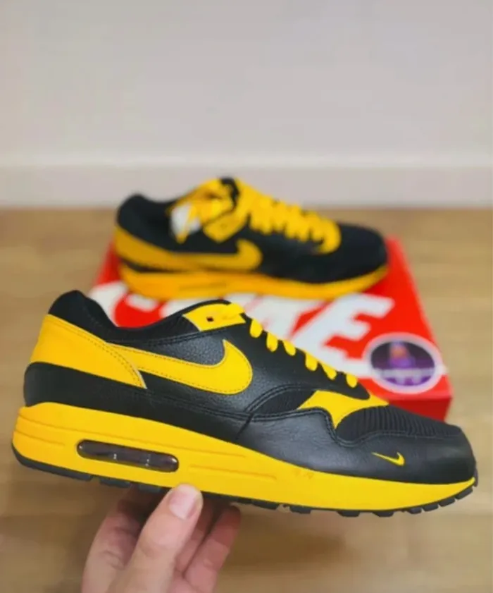 Nike Air Max 1 NBY Nike By You 2023 Black Orange Taille 44.5