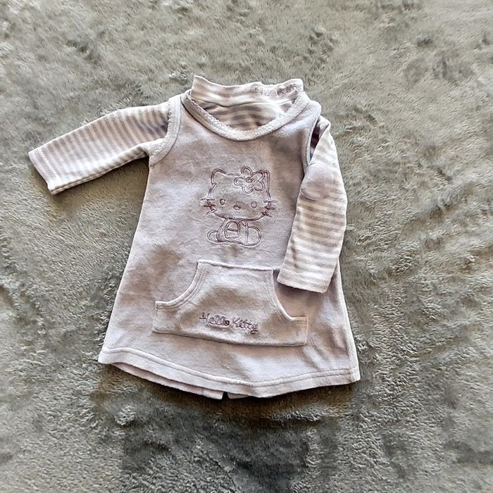 Ensemble robe et body Hello kitty