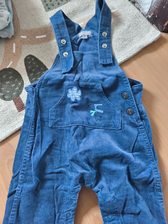 Salopette bleu