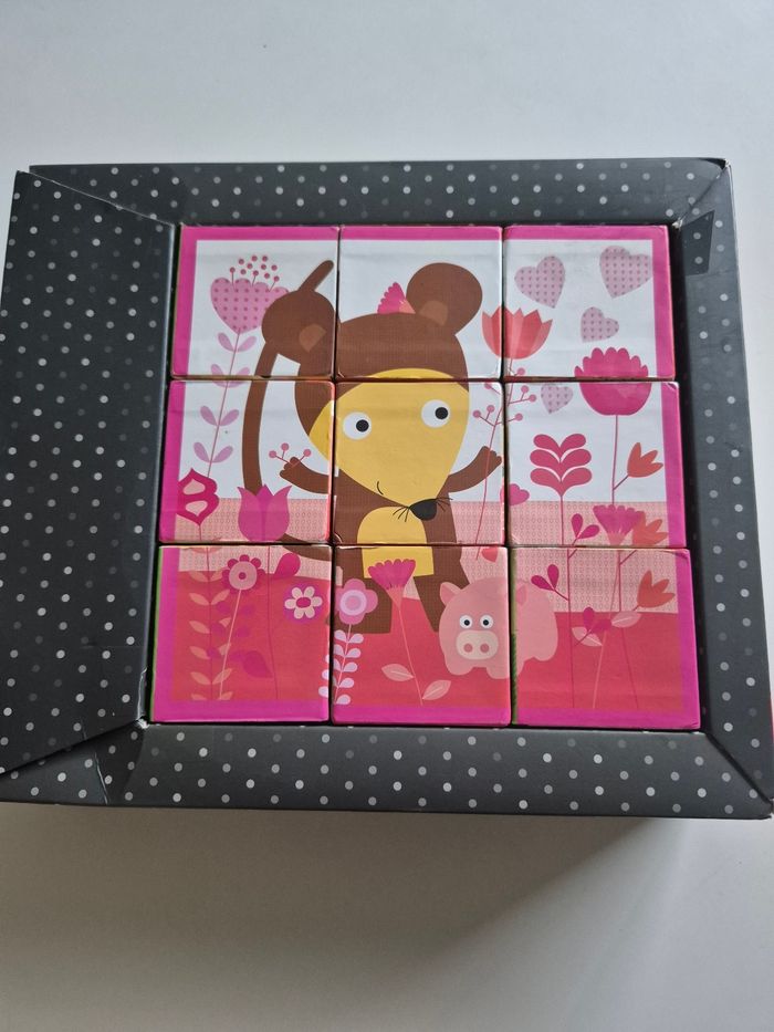 Puzzle Janod 9 cubes à assembler - photo numéro 3