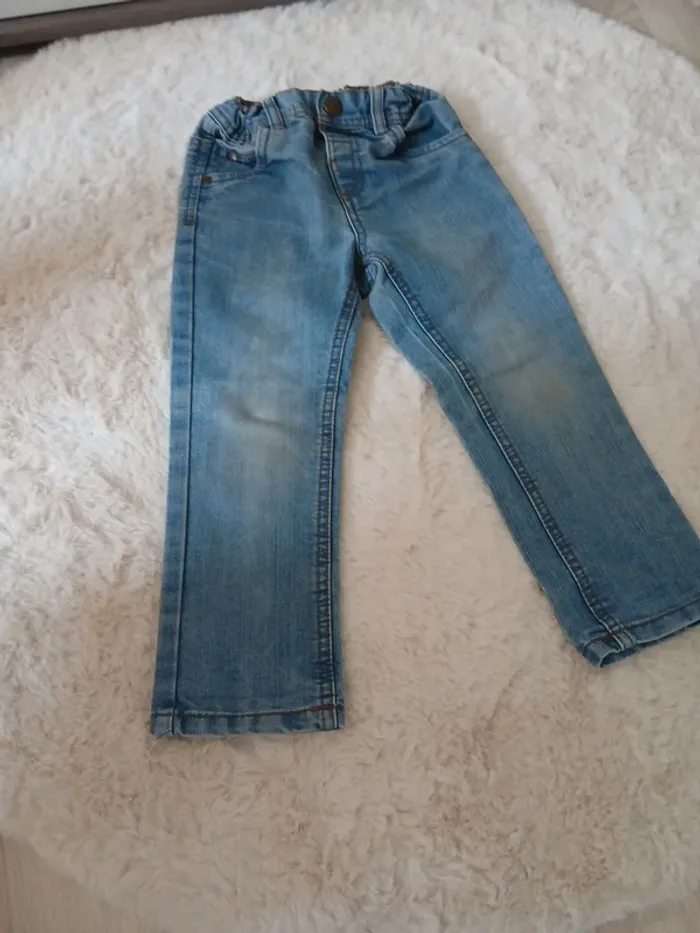 jeans 3 ans réglable a la taille - photo numéro 2