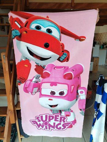 Serviette plage Super Wings
