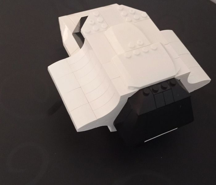 🤩culte !! v les visiteurs 1983 navette de transport+ chasseur visiteurs à construire - photo numéro 7