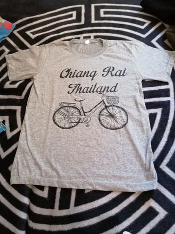 tee shirt femme gris