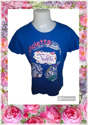 💫🌸 T-shirt imprimé manches courtes pour fille 🌸💫