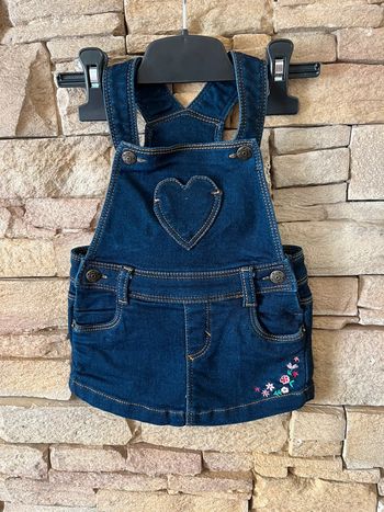 Jolie robe en jean neuve 68 cm