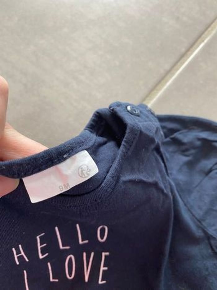 Tee shirt manches courtes 9 mois - photo numéro 5
