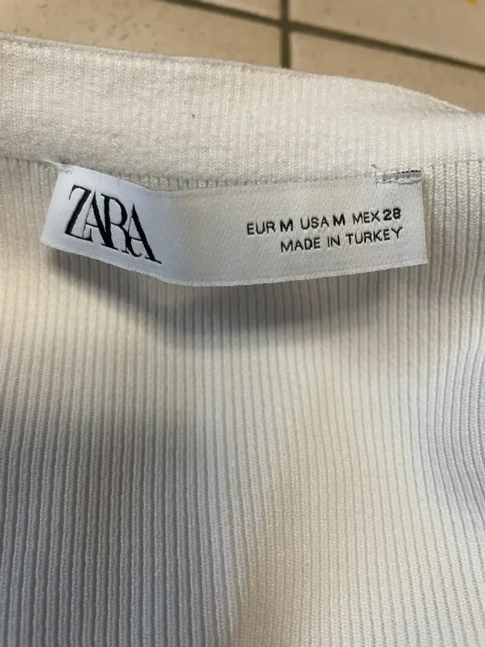 Débardeur blanc Zara - photo numéro 3