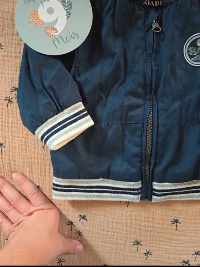 Veste à capuche bébé garçon KIABI 9 mois - photo numéro 3