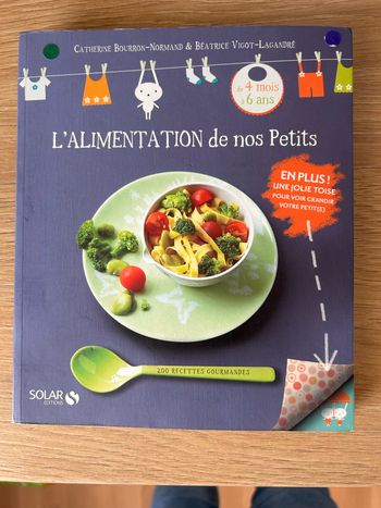 Livre recettes bébé