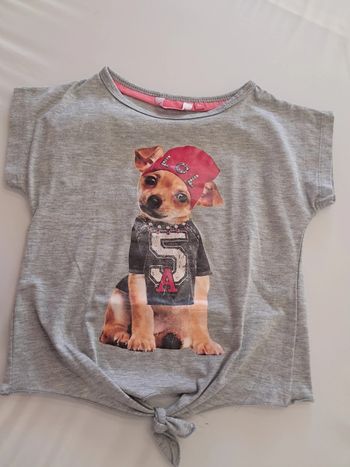 tee shirt fille 5 ans