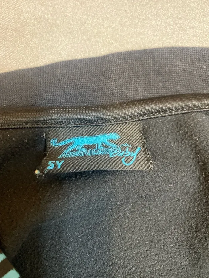 Veste noire et bleue Airness 5 ans - n89m - photo numéro 4