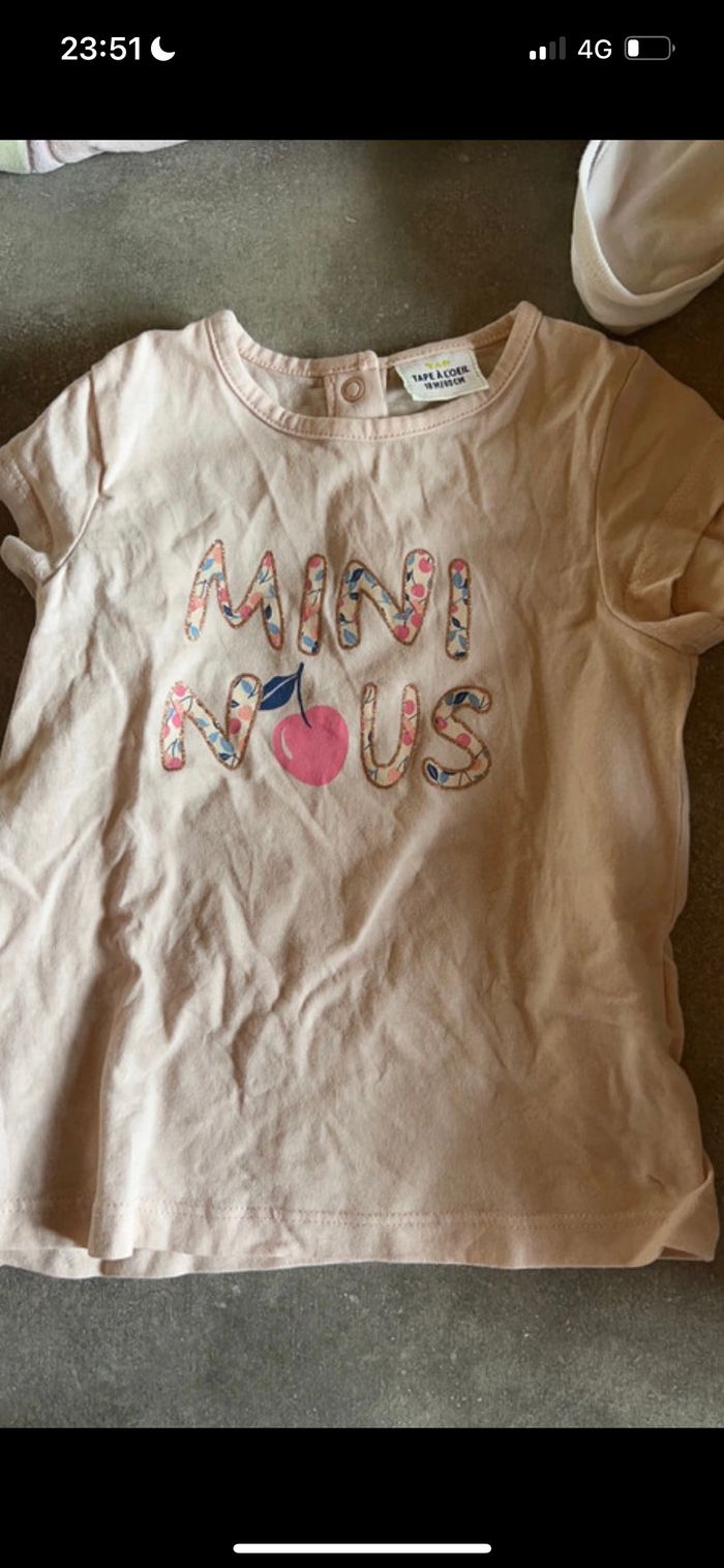 Lot t-shirt 18 mois - photo numéro 3