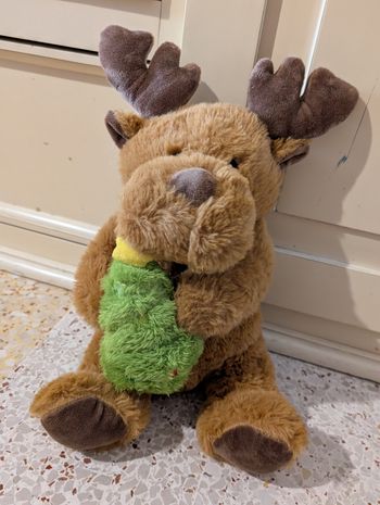 Peluche rennes de noël neuf