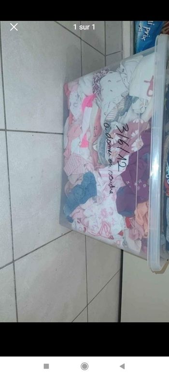 Gros lot vêtements bébé fille