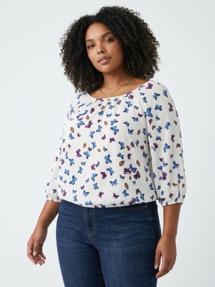 Blouse papillon - photo numéro 4