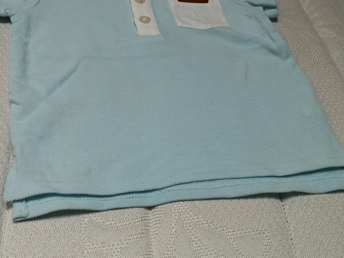 Polo bleu ciel Z 6 M - photo numéro 3