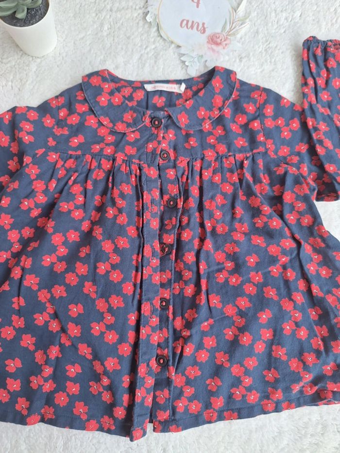 Blouse marine et rouge - photo numéro 4