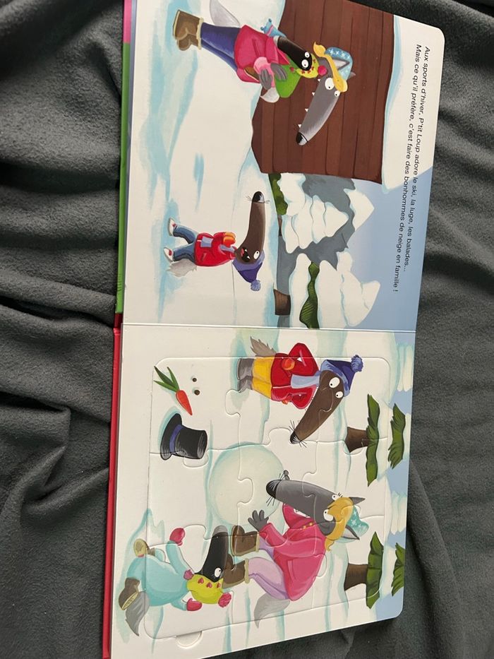 Livre puzzle p’tit loup - photo numéro 5
