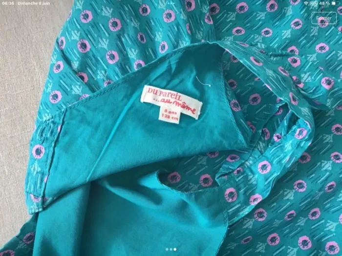 Robe fillette du pareil au même - photo numéro 3