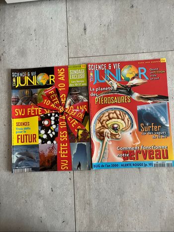 Science et Vie junior numéro 113 et 114