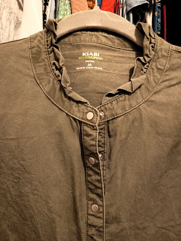 Chemise kaki femme taille M - photo numéro 2