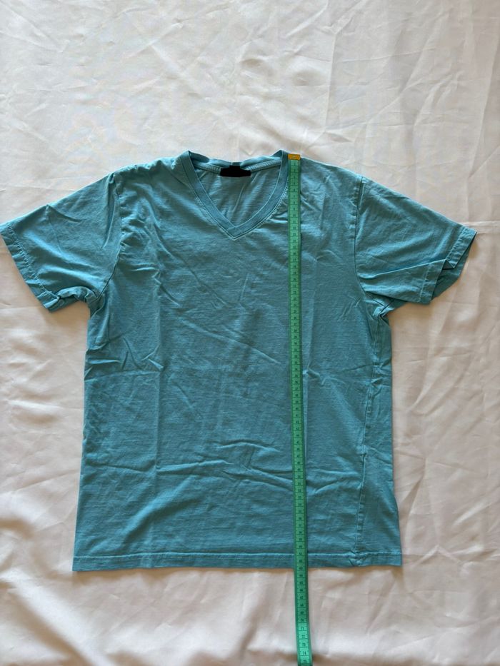 T-shirt uni bleu clair - SMOG - S/36 - photo numéro 5