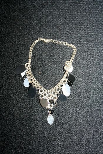 Bracelet argent & noir