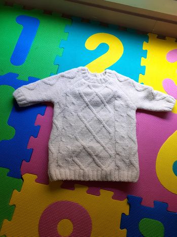 Robe pull beige