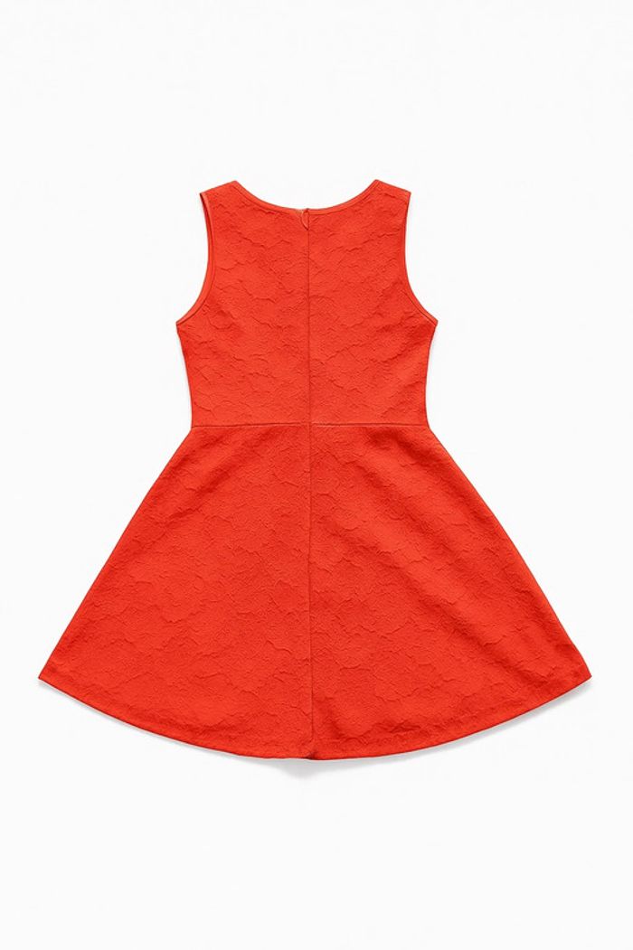 Robe à dentelle corail - photo numéro 2