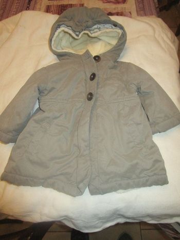 manteau vert baudet 9 mois
