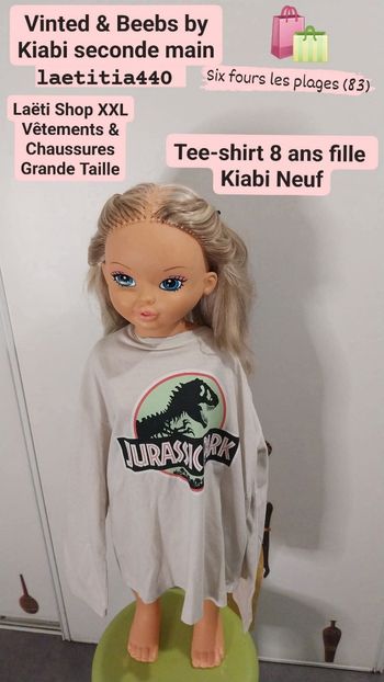 Tee-shirt fille 8 ans Kiabi