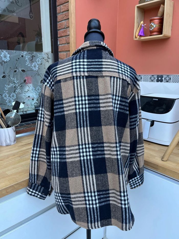 Veste chemise à carreau S Shein - photo numéro 5