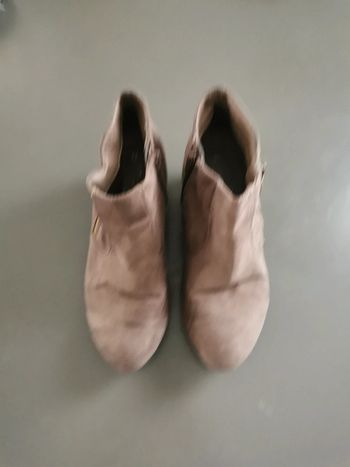 Bottines en daim