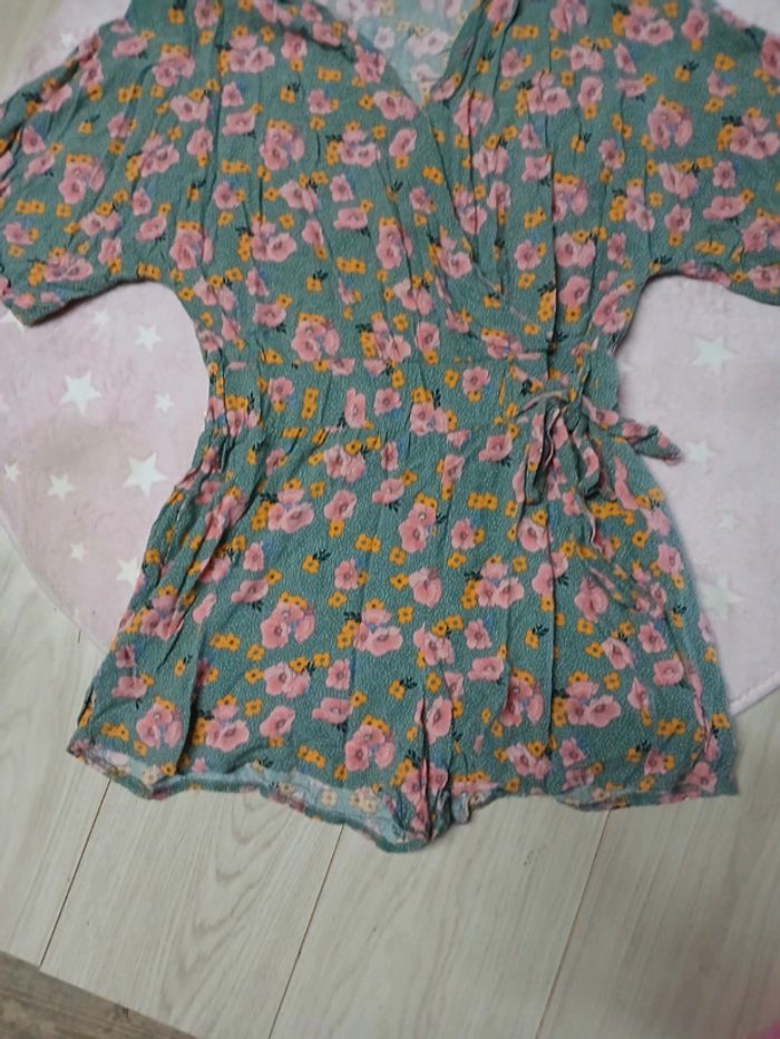 Combi short fleurie Kiabi taille M - photo numéro 4